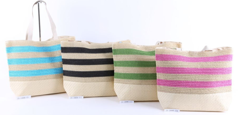 Canvas Hand bag, Cotton Woven, Magnet Closure